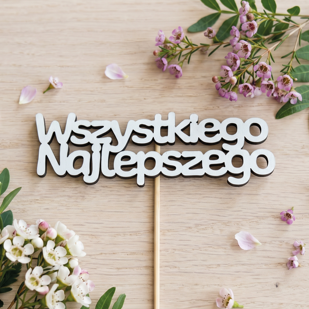 wszystkiego najlepszego biaŁe tŁo z kwiatami